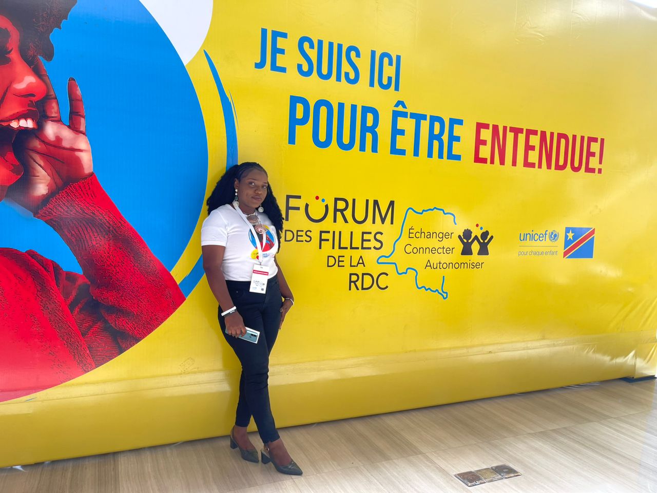 UNICEF RDC : Émeraude Balenda parmi le 100 filles ayant pris part à l ...